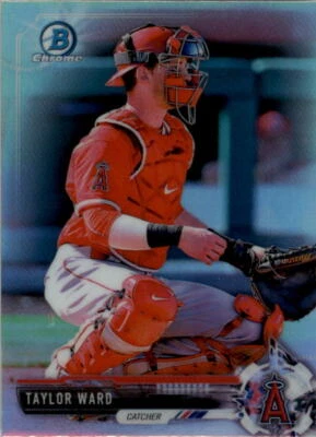 2017 Bowman Chrome Mini Prospects Refractors #BCP96 Taylor Ward - Image 1 of 2