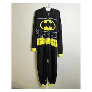 Lego Batman Size 10-12 Fleece Full Zip Hooded Pajamas - Picture 1 of 4