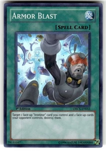 Armor Blast ORCS-EN053 Order of Chaos 1st Edition Super Rare NM - Picture 1 of 2