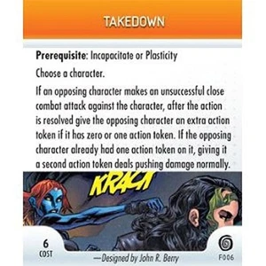 Mutations and Monsters Feat Card ~ TAKEDOWN #F006 Heroclix - Picture 1 of 1