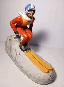 LEER seltener Vintage Foss Ski Country Skifahren Dekanter Golden Colorado Skifahren Dekanter - Bild 1 von 20