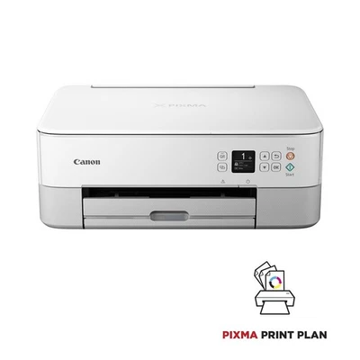 Canon Stampante Multifunzione a Colori InkJet A4 13 ipm Bianco PIXMA TS5351i - Immagine 1 di 4