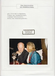 Elsa Viktoria-Luise von Schaumburg-Lippe autógrafo original realeza (L6485) - Imagen 1 de 1