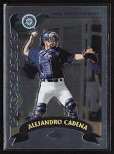 2002 Topps Traded & Rookies #T112 Alejandro Cadena     RC Seattle Mariners Card