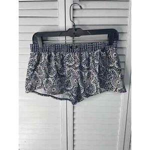 Volcom blue/gray black pull on stretch unlined athletic shorts women's medium - Picture 1 of 4