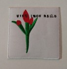 NIN INCH NAIL  Tulip Flower Feltie Embroidery Iron Sew On Est. 4"
