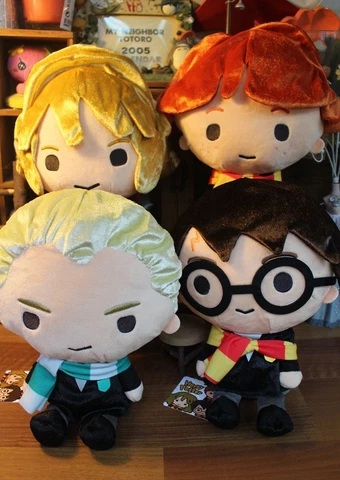 New Harry Potter Plush Toy Harry Ron Hermione Draco Malfoy 30CM Large Gift Japan Cover