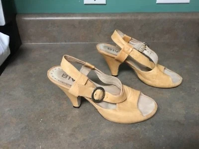 Sandalias de tacón BIVIEL BRONCEADO para mujer talla 37,5 (CON16) Foto 1 de 4