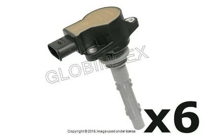 Mercedes (2005+) 6 Ignition Coil With Spark Plug Connector DELPHI OEM + WARRANTY - Image 1 of 2