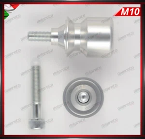 COPPIA NOTTOLINI M10 ARGENTO SUPPORTI CAVALLETTO ACCESSORIO ALZAMOTO UNIVERSALI - Bild 1 von 1