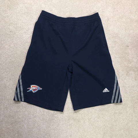 Adidas Oklahoma City Thunder Shorts Youth Large Blue Cover