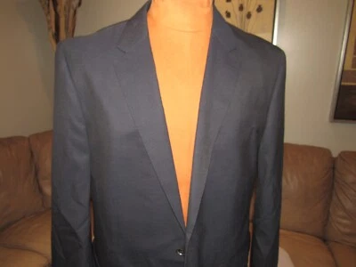 THEORY Men's Size 46 Gray Suit Flat Front Pants 38 X 29 Excellent - Image 1 of 4