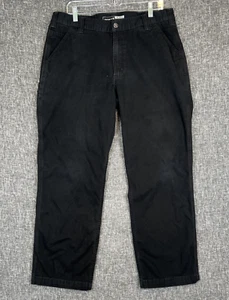 Carhartt Rugged Flex Relaxed Fit Canvas Pants Men’s 36x30 Black Workwear - Picture 1 of 13