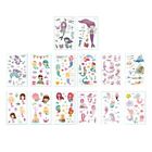  14 Sheets Decorative Hand Tattoos Waterproof Stickers for Kids