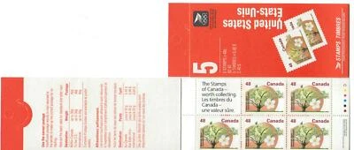 1991 Canada SC# BK 142b-McIntosh Apple-booklet of 5-M-NH    - Image 1 of 2