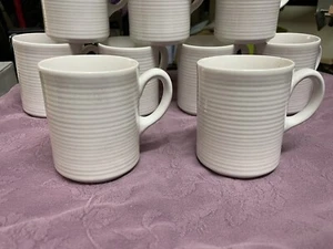 80s Signature Housewares Inc Carnivale Stoneware Coffee Cup/Mug - White - Picture 1 of 3