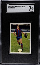 Johan Cruyff 1975 1976 1975-76 Fher Campeonato de Liga SGC 7 NM Highest Graded
