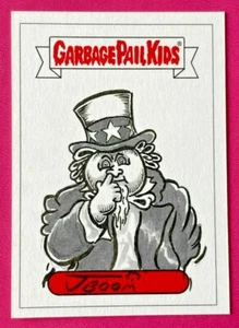 2022 Topps GPK Garbage Pail Kids Disgusting Dating JBOOM SKETCH CARD Snooty Sam - Picture 1 of 2