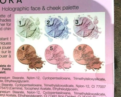 Sephora Collection Holographic Face Cheek Blush Palette GLOW, NEW IN SEALED BOX - Image 1 of 4