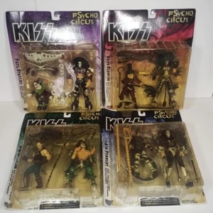 Kiss Psycho Circus Figures x4-Gene Simmons,Paul Stanley, Ace Frehley,Peter Criss - Picture 1 of 14