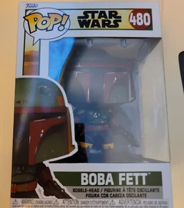 FUNKO POP STAR WARS 480 BOBA FETT NEVER OPENED - Picture 1 of 5