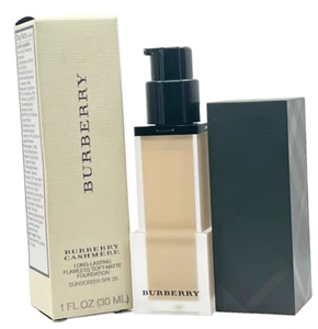 Burberry Cashmere Foundation Long Lasting Soft Matte SPF 20 Porcelain 1 oz NIB - Picture 1 of 7