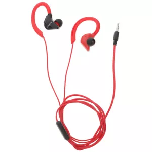 Banda para el cuello con cable auriculares deportivos ganchos para los oídos auriculares auriculares bajos auriculares - Imagen 1 de 12