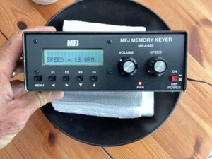 MFJ-495 Memory Keyer CW Morse Code KEYER Wall Adapter, ICOM YAESU Ham Collectors - Zdjęcie 1 z 4