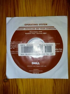 Windows Vista Business 32-BIT SP1 Reinstallation DVD english Never used. - Photo 1/4