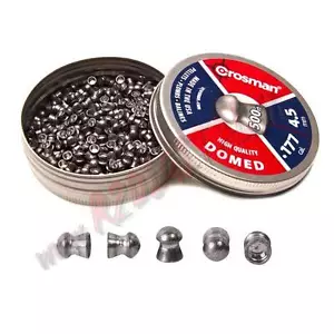 PIOMBINI CROSMAN DOMED DIABOLO CAL 4.5 TESTA TONDA 500 Pz PALLINI ARIA COMPRESSA - Imagen 1 de 1