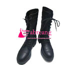 women fashion motorcycle boots mid length boots cow leather thick soled boots