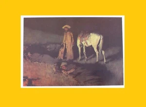 Frederic Remington In From the Night Herd 1908 West America 11x9" Art Print - Picture 1 of 5