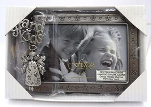 Pewter Grandchildren Picture Frame w hanging charm by Fetco Home Decor for Kohls - Picture 1 of 4
