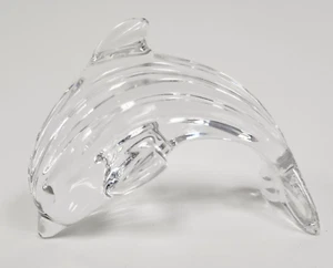 Vintage Waterford Crystal Dolphin Signed Free Shipping - Picture 1 of 8