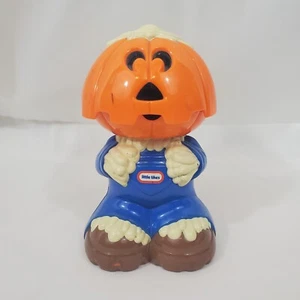 Pumpkin Scarecrow Halloween Flashlight Kids Little Tikes Vintage - Picture 1 of 13