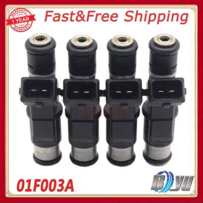 4 件 01F003A 全新燃油喷射器 适用于标致 206 307 406 407 607 Expert Citroen C5 — 第 1/4 张图片