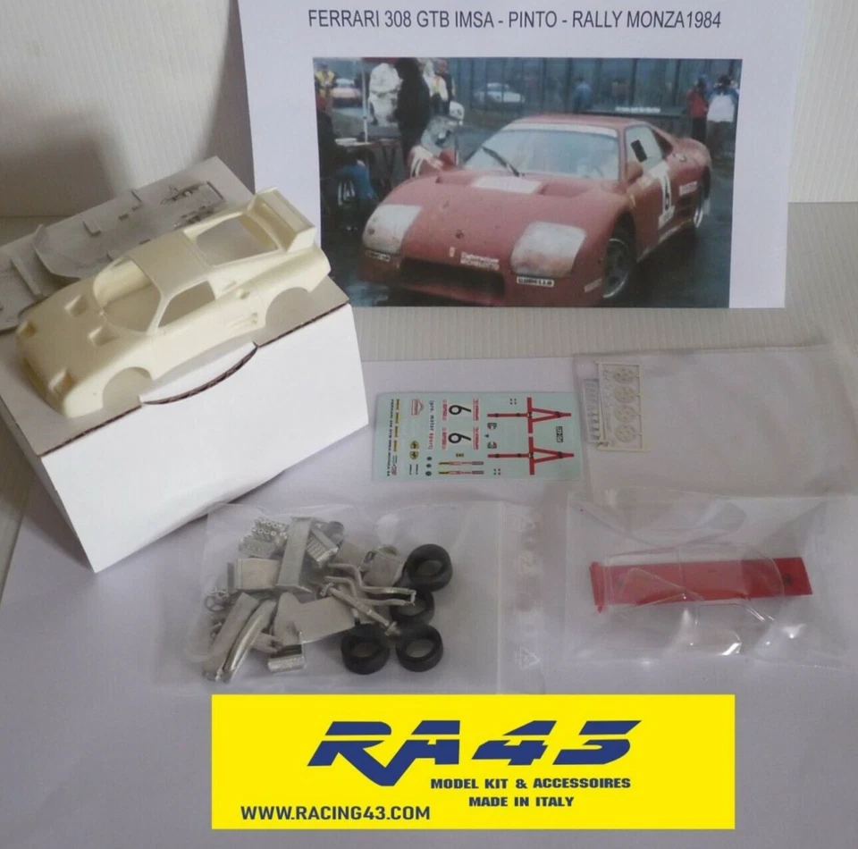 1/43 Ferrari 308 GTB Imsa Rally di Monza 1984 Pinto Kit - Immagine 1 di 1