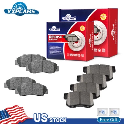 Front & Rear Ceramic Brake Pads Set For Acura TL CL Honda Accord 1991 - 2002 - Image 1 of 4