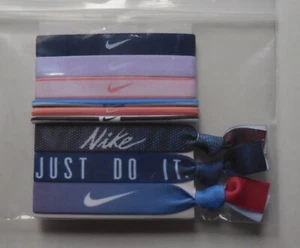 Nike Mixed Ponytail Holder Assorted 9Pk YOUTH Multicolor - Picture 1 of 2