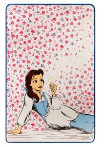 Disney Princess Belle (62x90)" Supersoft Lightweight Micro Raschel Throw Blanket - Picture 1 of 3