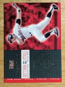2002 UD Piece of History Hitting for the Cycle #H4 Carlton Fisk - Imagen 1 de 2