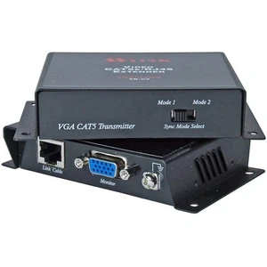 100 Meter VGA UXGA Over CAT5 RJ45 Extender Kit VB-C5 - Picture 1 of 1