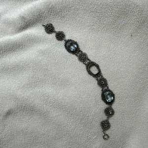 Antique Aquamarine Bracelet - Picture 1 of 15