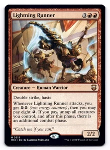 Lightning Runner NM Commander: Modern Horizons 3 0215 MTG Regular - Picture 1 of 2