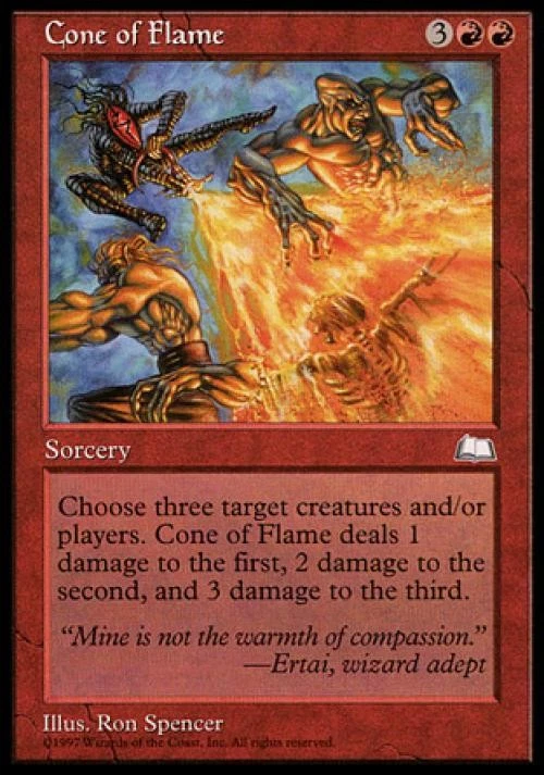 Cone of Flame - Light Play MTG Weatherlight - Image 1 of 1
