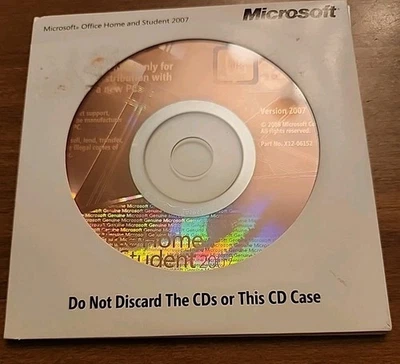 Microsoft Office Home and Student 2007 Dell Software with Product Key  - Image 1 of 4