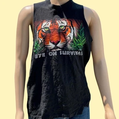 Anvil Tiger Eye on Survival Black tank - Image 1 of 4