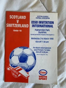 Scotland Schools v Switzerland Schools 1990 - Picture 1 of 1