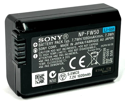 Batería Original NP-FW50 Para SONY NEX-7 NEX-5R NEX-F3 NEX-3D Alpha a6500 a6300 - Imagen 1 de 4