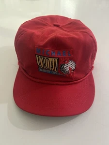 MICHAEL JORDAN #23 CELEBRITY GOLF CHALLENGE (1993) RARE!!! Vintage 90s Cap Hat - Picture 1 of 5